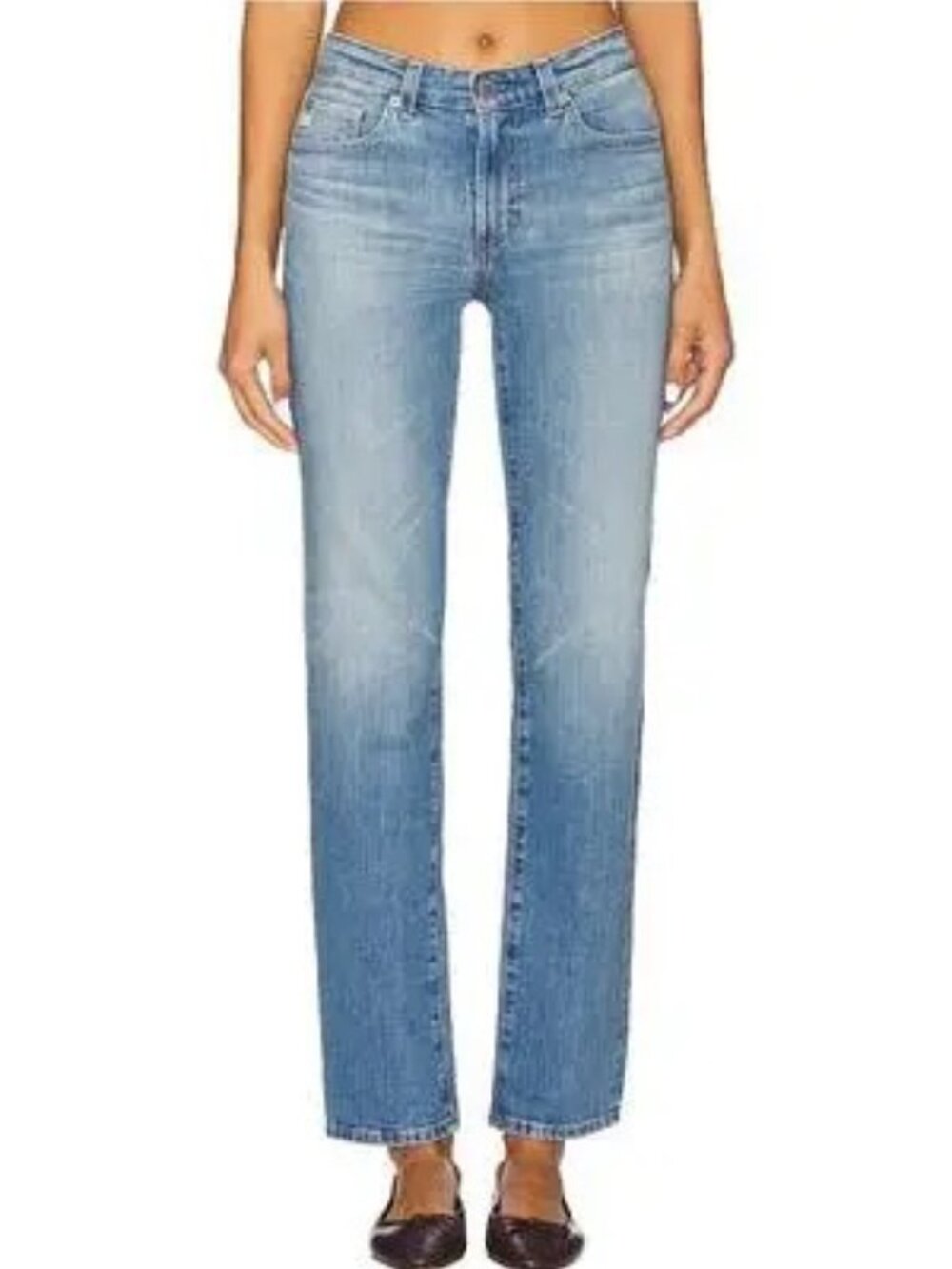 AG Alexxis high rise vintage straight jeans - size 25R
